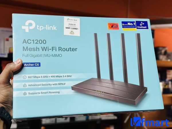 TP-Link Archer C6 Gigabit Dual-Band Wi-Fi Router