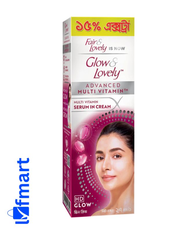 গ্লো এন্ড লাভলী স্কিন ক্রিম মাল্টিভিটামিন ২৭ গ্রাম